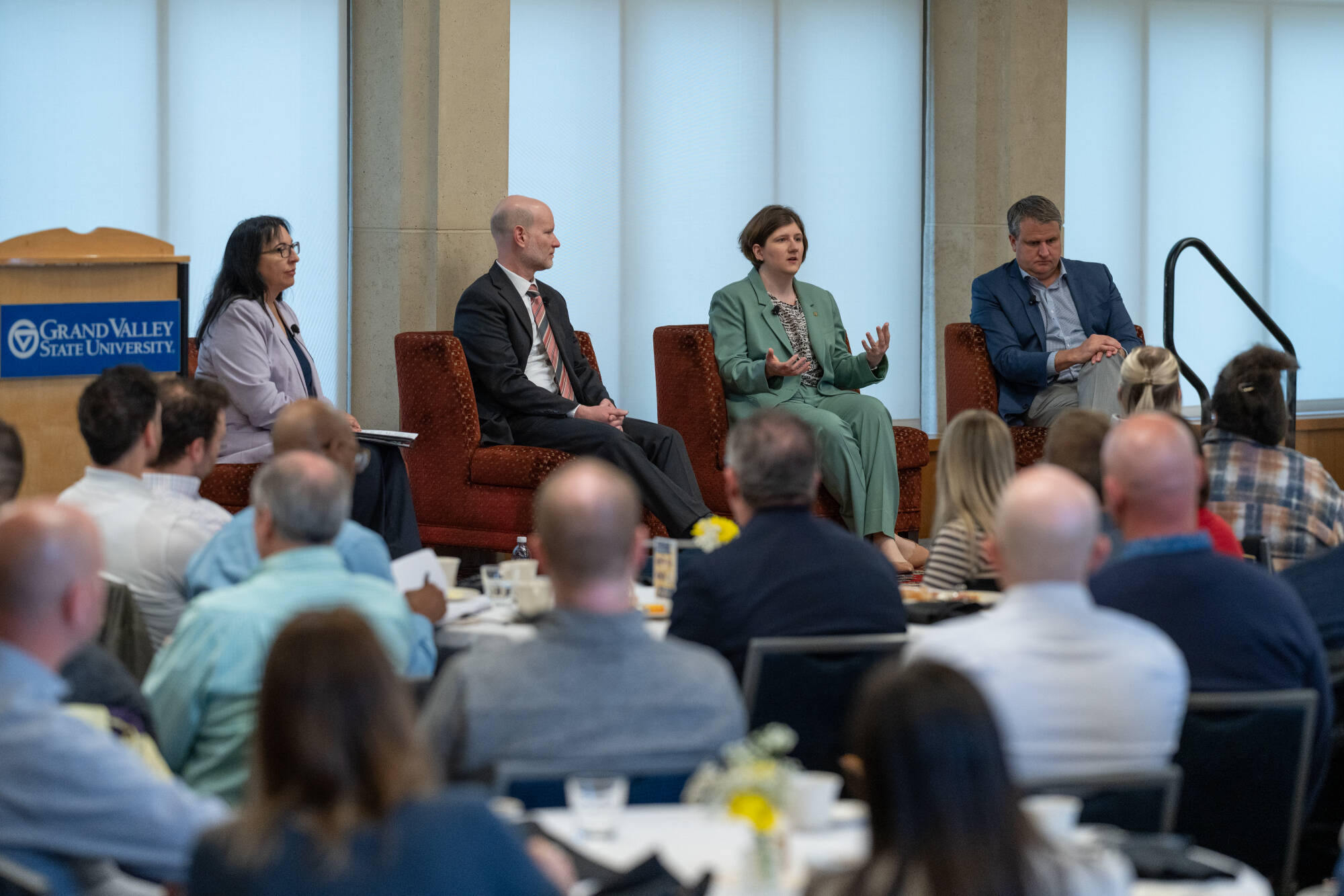 Panelists of Speakers at Secchia Breakfast Lecture
